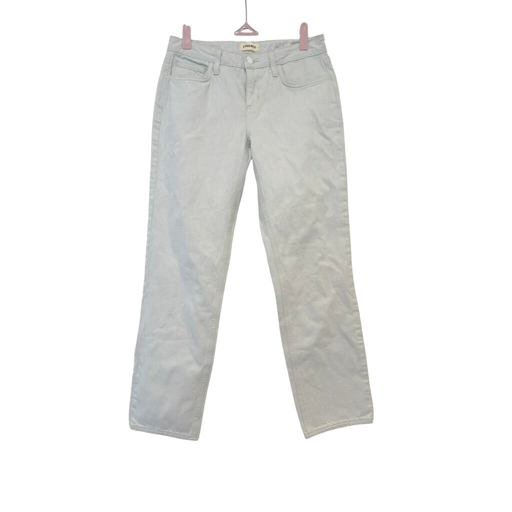Citizens of Humanity sz 26 white distressed wide leg barrel pants new w/o tags N